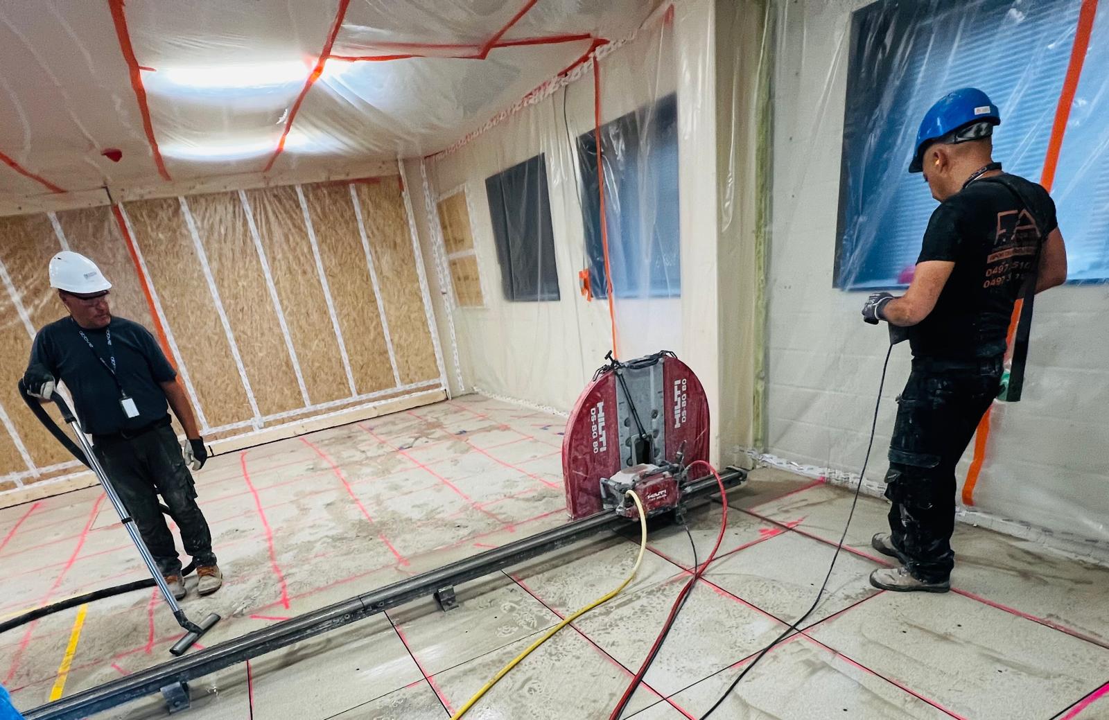 Sciage interieur Fa-béton